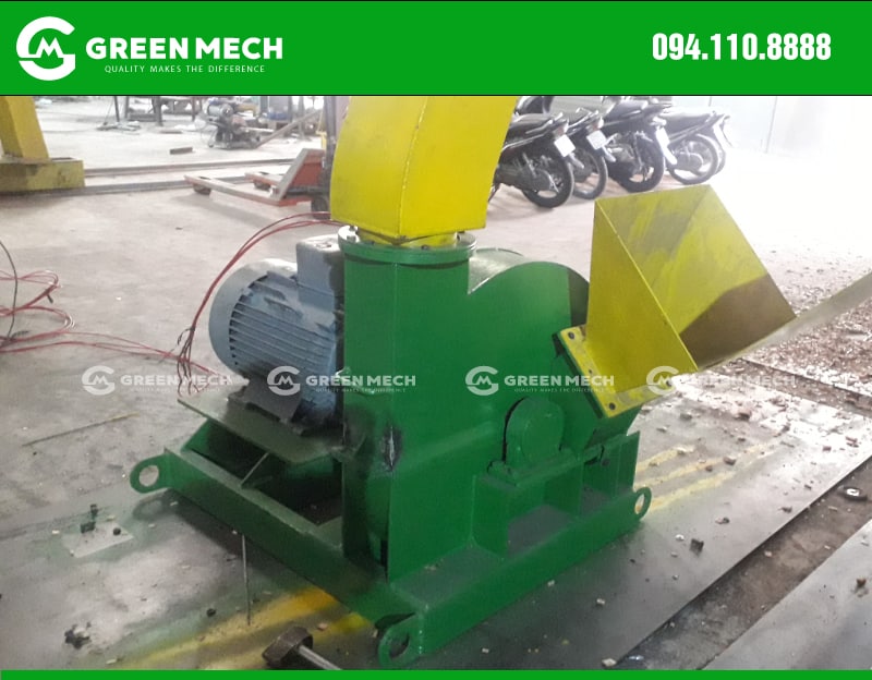 Lắp đặt máy băm dăm gỗ 1 tấn tại Quảng Nam