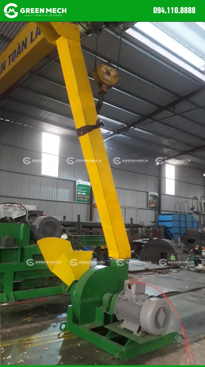 Máy băm dăm gỗ 1 tấn tại Quảng Nam