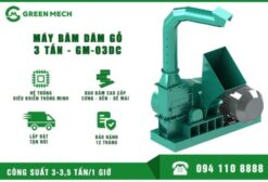 Máy băm gỗ 3 tấn uy tính chất lượng