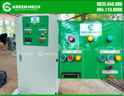 Tủ điện điều khiển máy băm gỗ GREEN MECH
