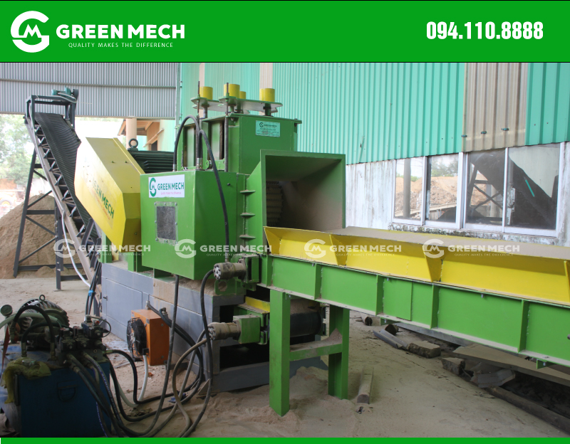 Máy nghiền gỗ công suất 4 tấn/ giờ