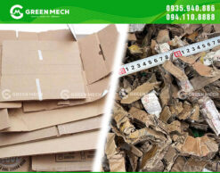 Nghiền giấy bằng máy nghiền 2 trục