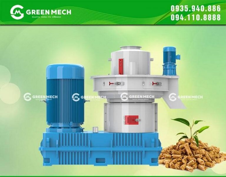 Máy ép mùn cưa GM 600A GREEN MECH