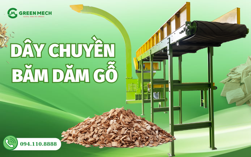 Dây chuyền băm dăm gỗ