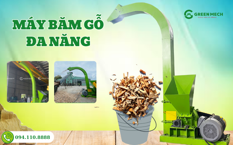 Máy băm gỗ đa năng