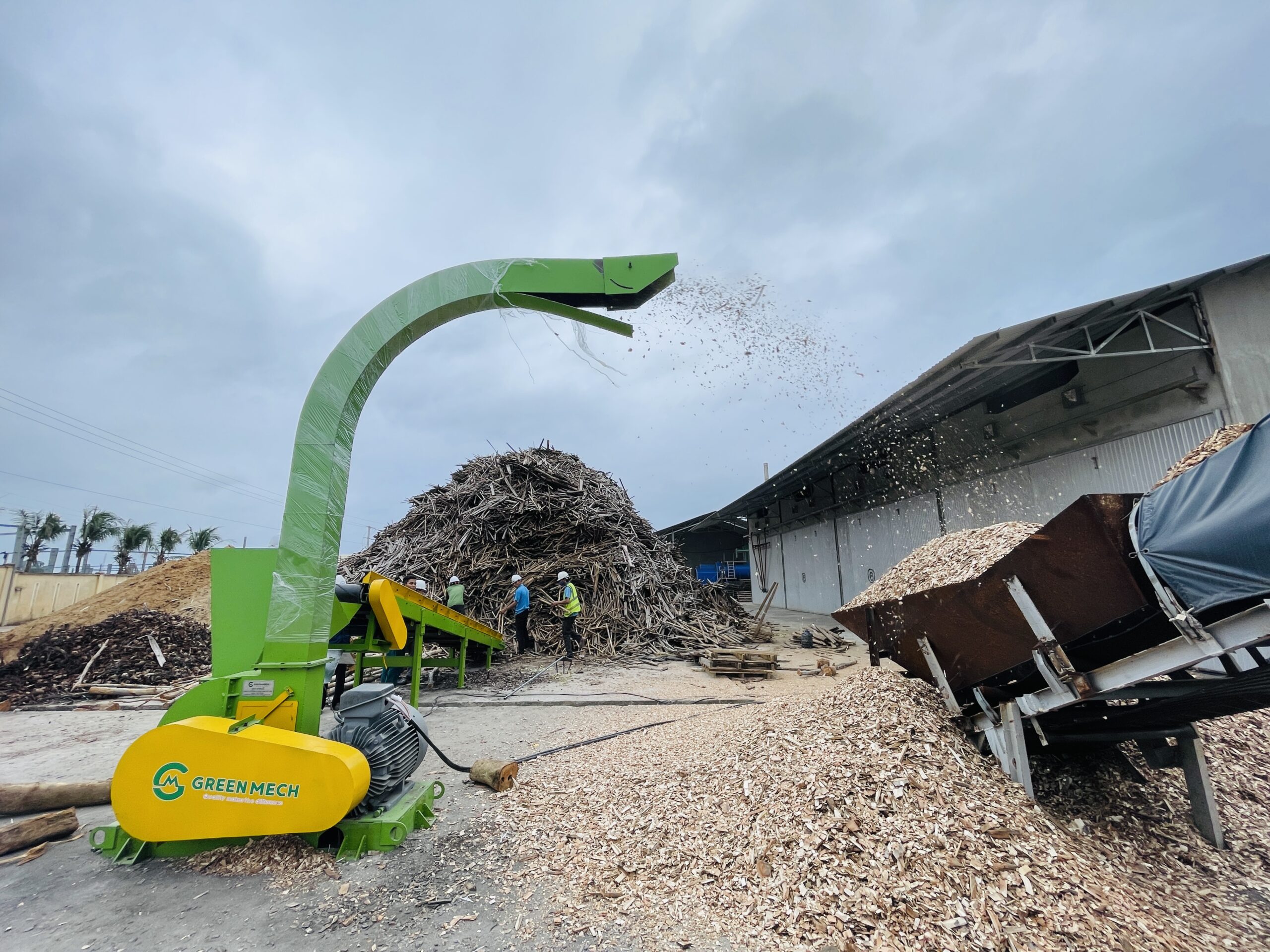 Máy băm gỗ GREEN MECH được đánh giá cao