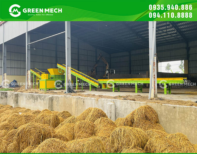 Rơm rạ sau mùa vụ được đem về nghiền làm thức ăn cho bò hoặc làm đệm lót chuồng trại, trồng nấm rơm