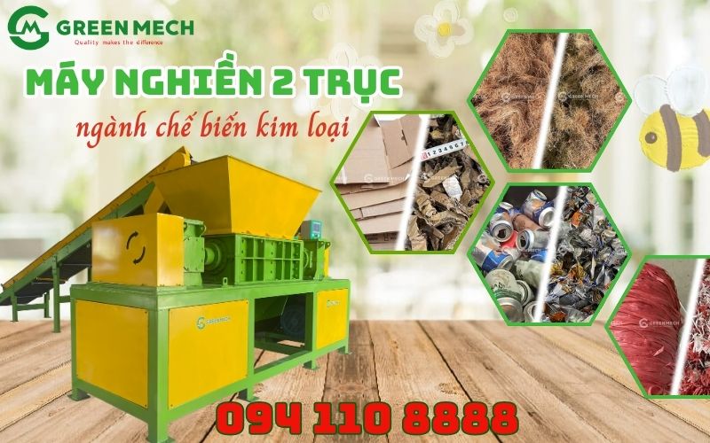 Top máy nghiền 2 trục bán chạy nhất – Đột phá trong công nghệ nghiền hiện đại