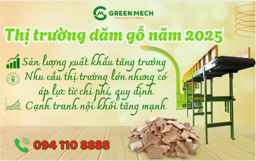 Thị trường dăm gỗ 2025